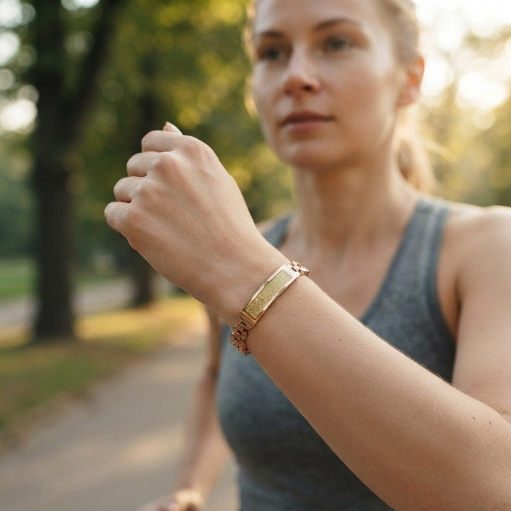 Fitness Tracker Bracelet Jewelry Chain Heart Rate & Activity