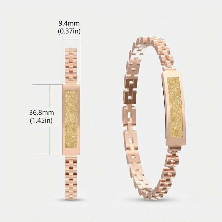 Fitness Tracker Bracelet Jewelry Chain Heart Rate & Activity