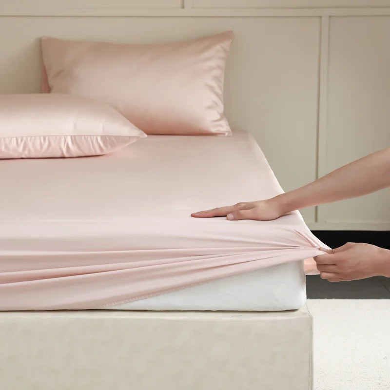 Fitted Sheet Mulberry Silk Temperature-Regulating & Hypoallergenic