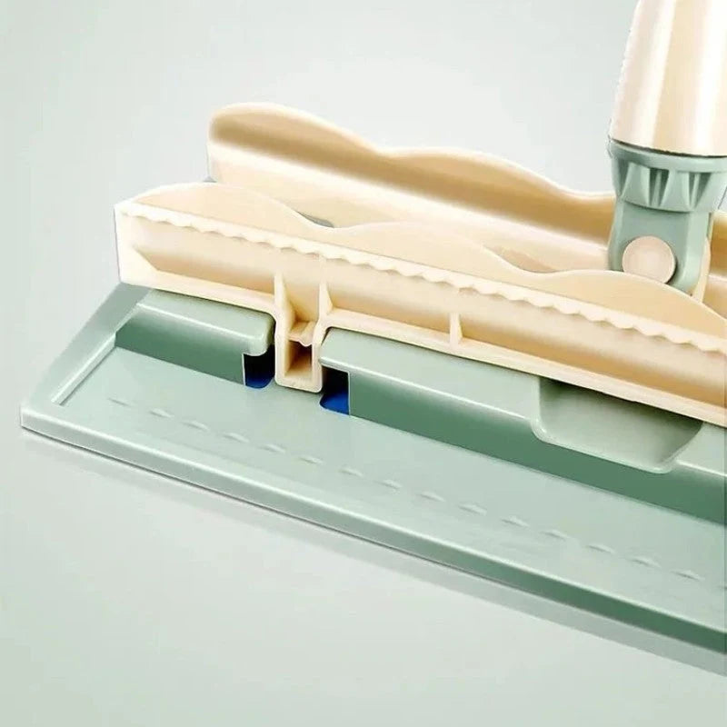 Flat Mop Telescopic Handle Washable Microfiber Wet & Dry