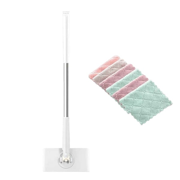 Flat Mop Touch-Free Pad Change 360 Degree Swivel