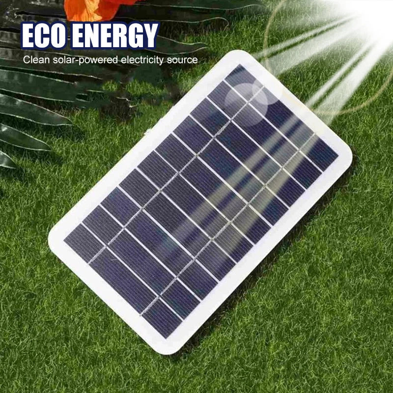 Flexible Solar Panel 2W 5V USB Output Weatherproof