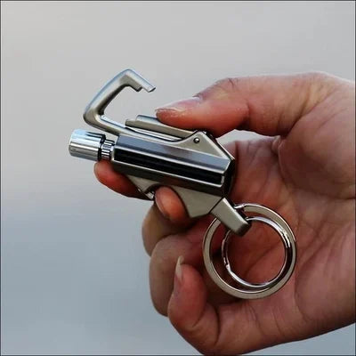 Flint Fire Starter Waterproof Carabiner & Bottle Opener