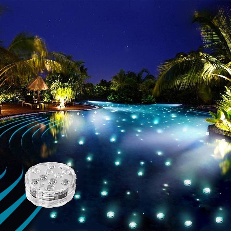 Floating Pool Light IP68 RGB Remote Control 3-Pack