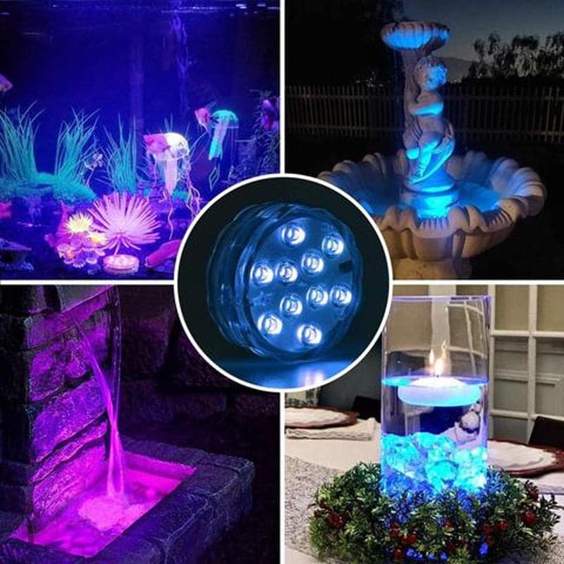 Floating Pool Light IP68 RGB Remote Control 3-Pack
