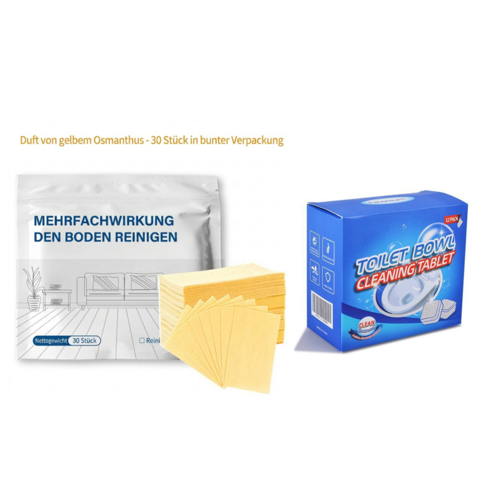 Floor Cleaner Tablets Concentrated Multi-Surface Disinfects & Deodorizes