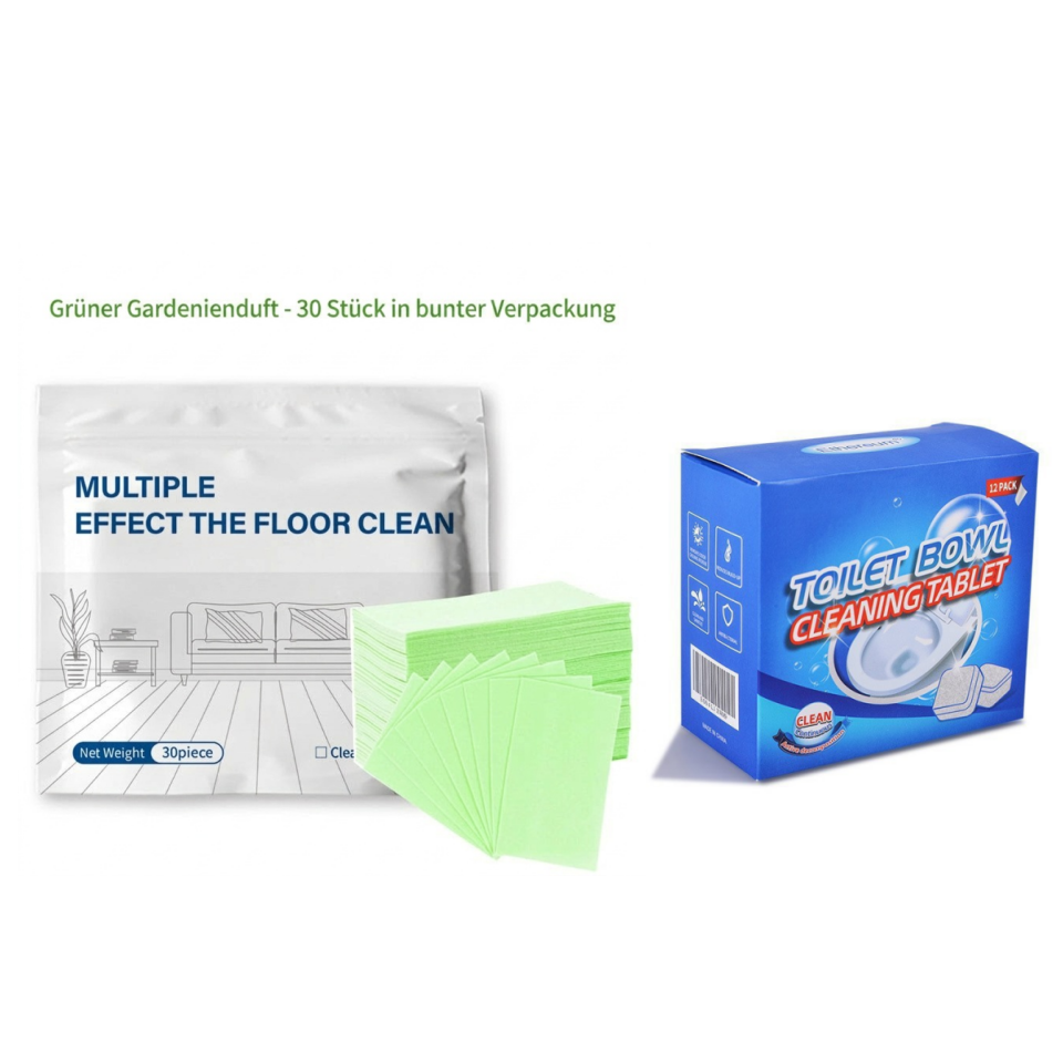 Floor Cleaner Tablets Concentrated Multi-Surface Disinfects & Deodorizes