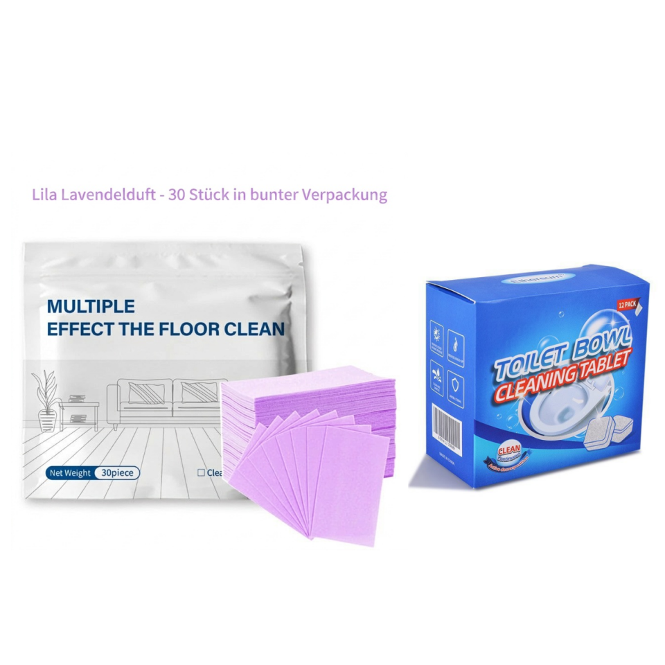 Floor Cleaner Tablets Concentrated Multi-Surface Disinfects & Deodorizes