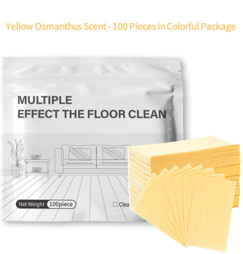 Floor Cleaning Wipes Dissolvable Streak-Free Pack of 100