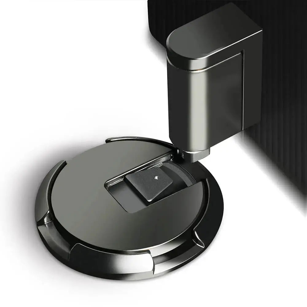 Floor Doorstop Push-To-Hold Zinc Alloy Adhesive Or Screw Mount