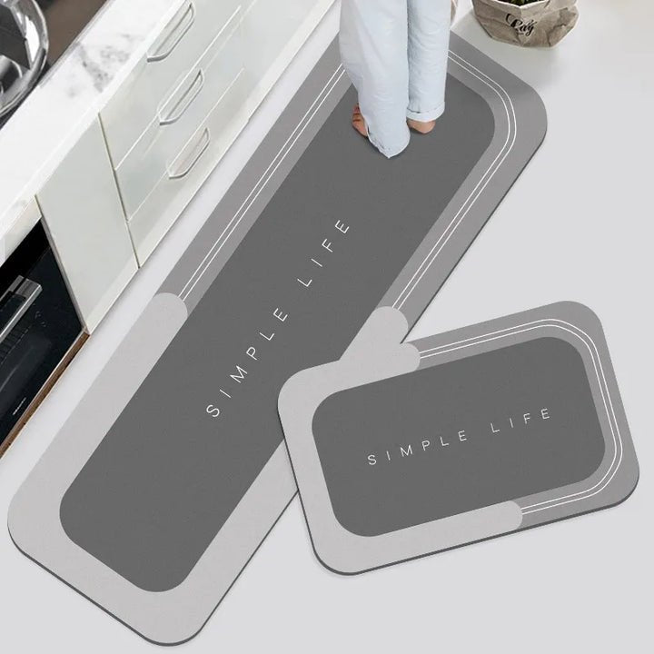 Floor Mat Microfiber Highly Absorbent Non-Slip & Machine Washable