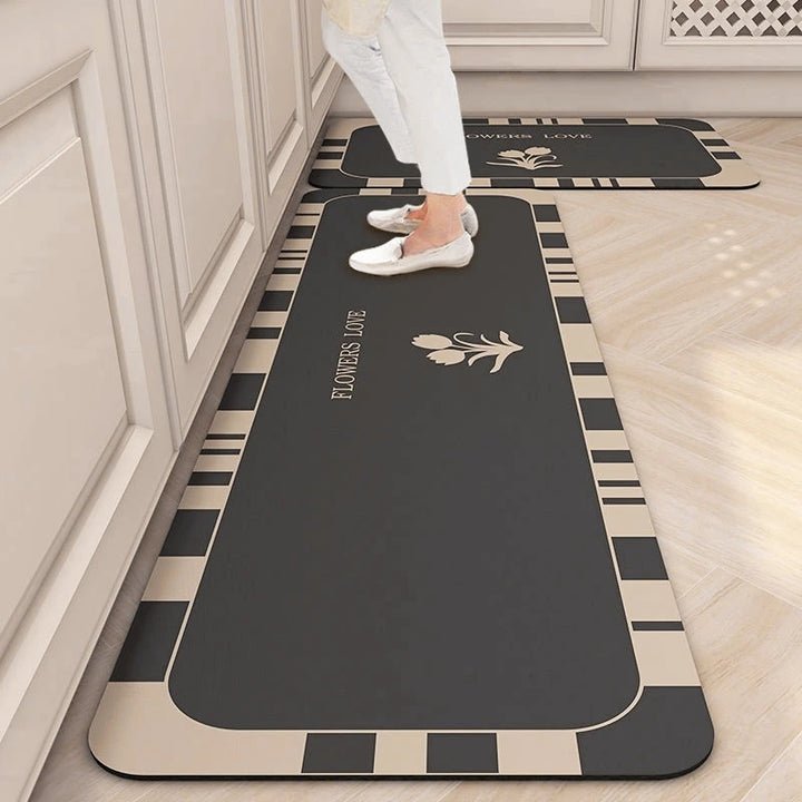 Floor Mat Microfiber Highly Absorbent Non-Slip & Machine Washable