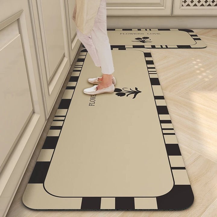 Floor Mat Microfiber Highly Absorbent Non-Slip & Machine Washable