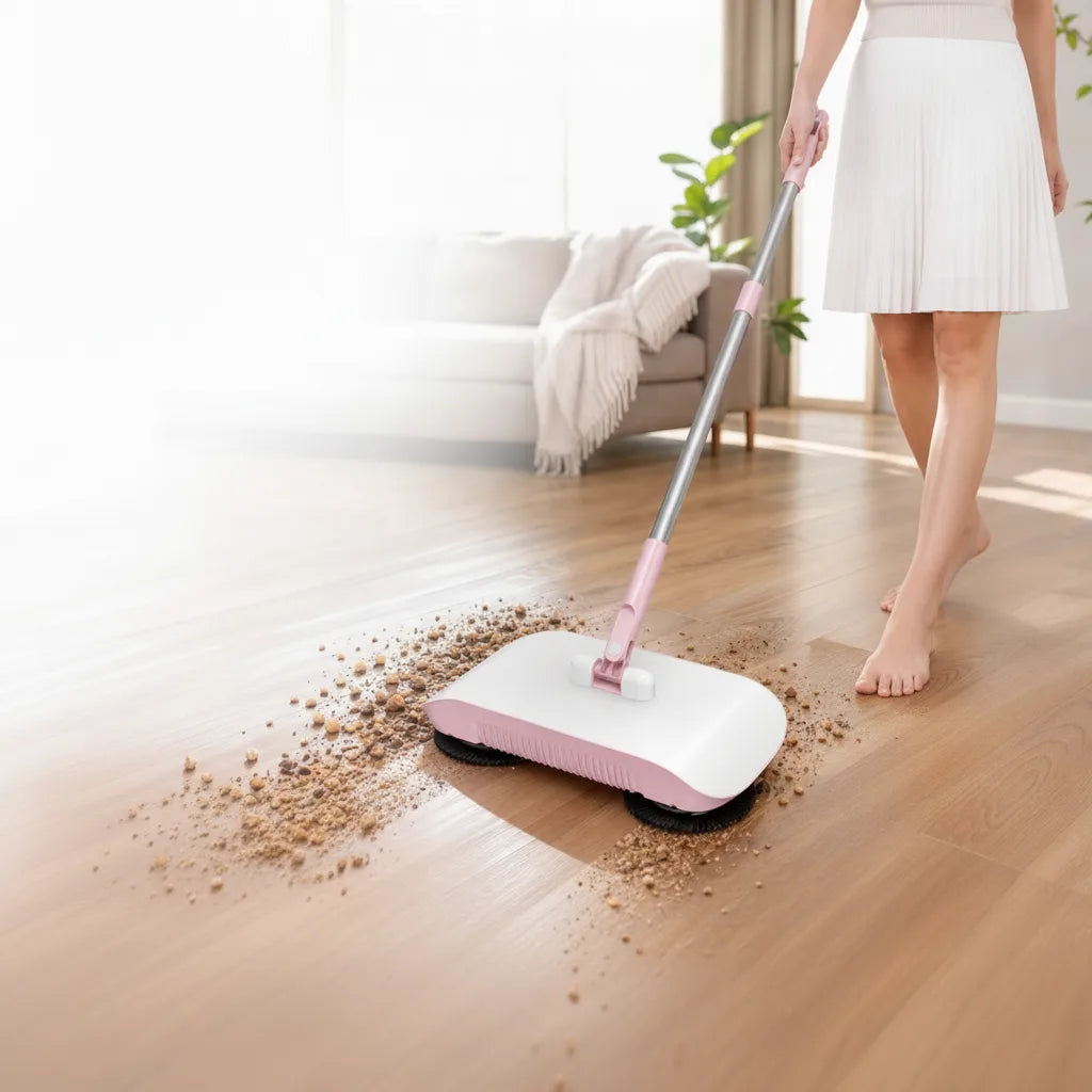Floor Mop 3-in-1 Cordless Sweep & Mop Dust Collector