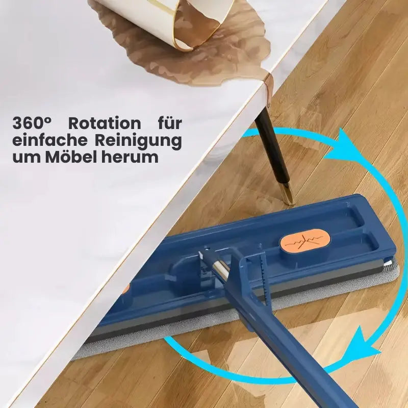 Floor Mop Set Hands-Free Wringer 360 Degree Rotating Head
