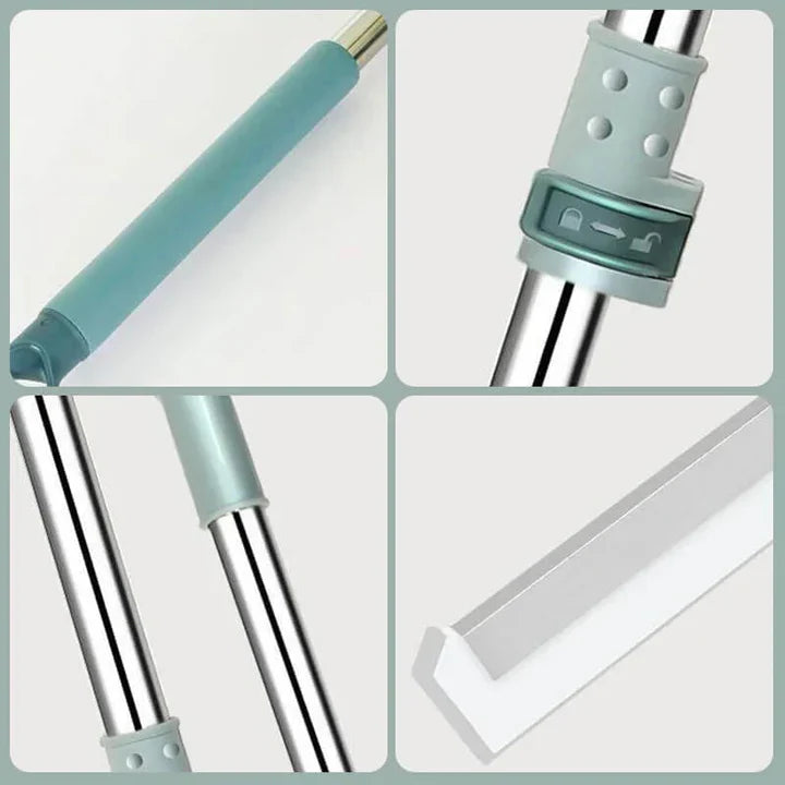 Floor Mop Silicone 180° Swivel Telescopic Handle