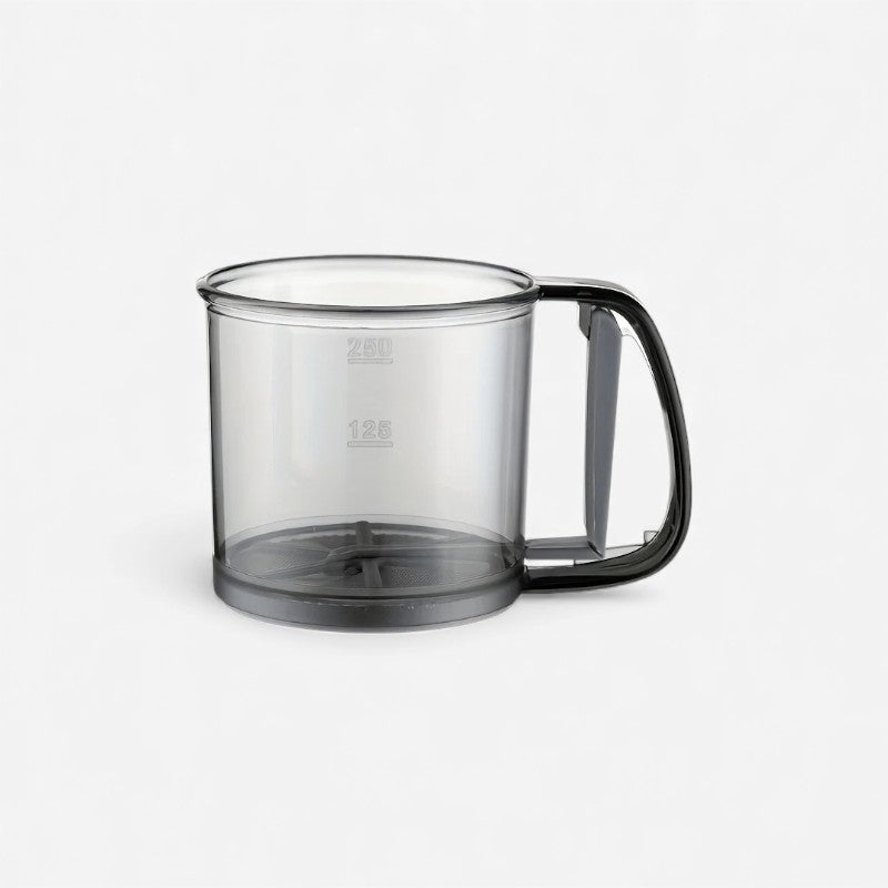Flour Sifter One-Hand Squeeze Nonstick Mesh Measurement Marks