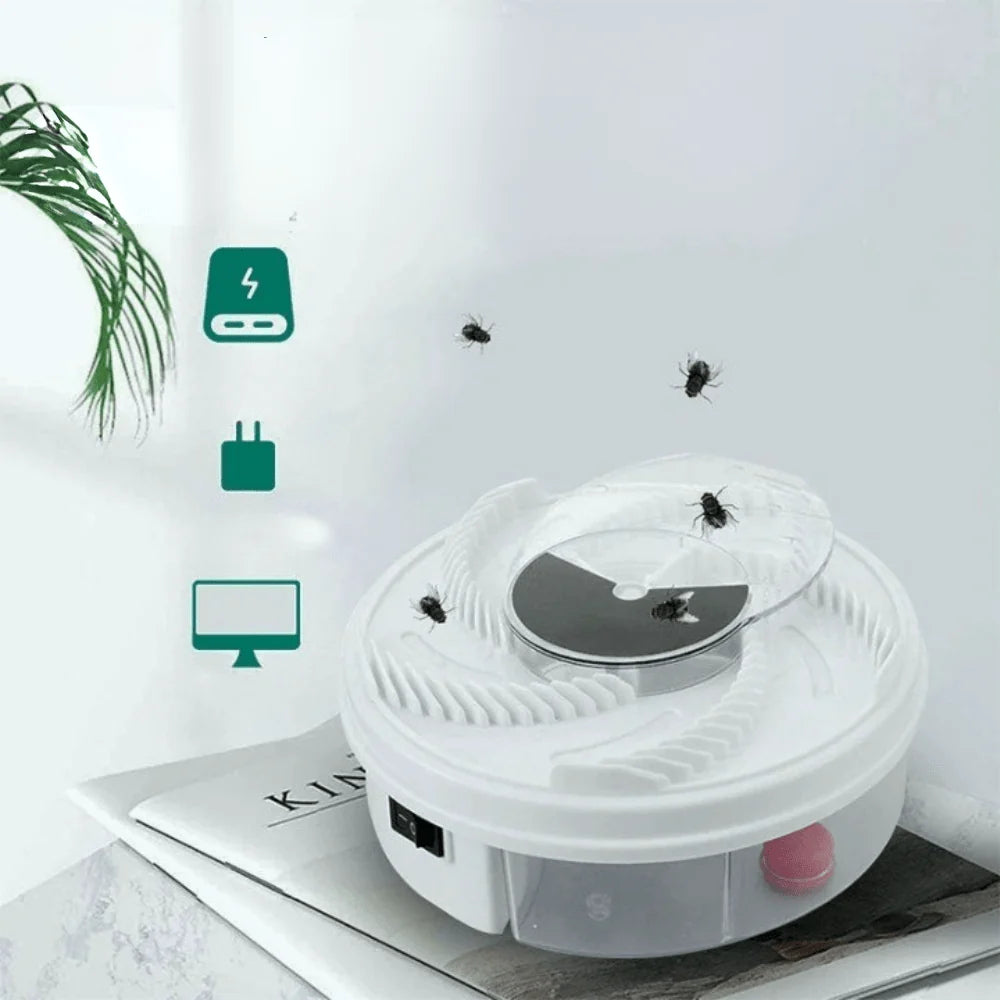 Fly Trap USB-Powered Quiet Chemical-Free