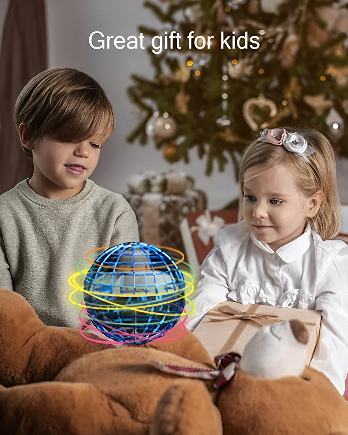 Flying Ball Toy USB Rechargeable & RGB LED