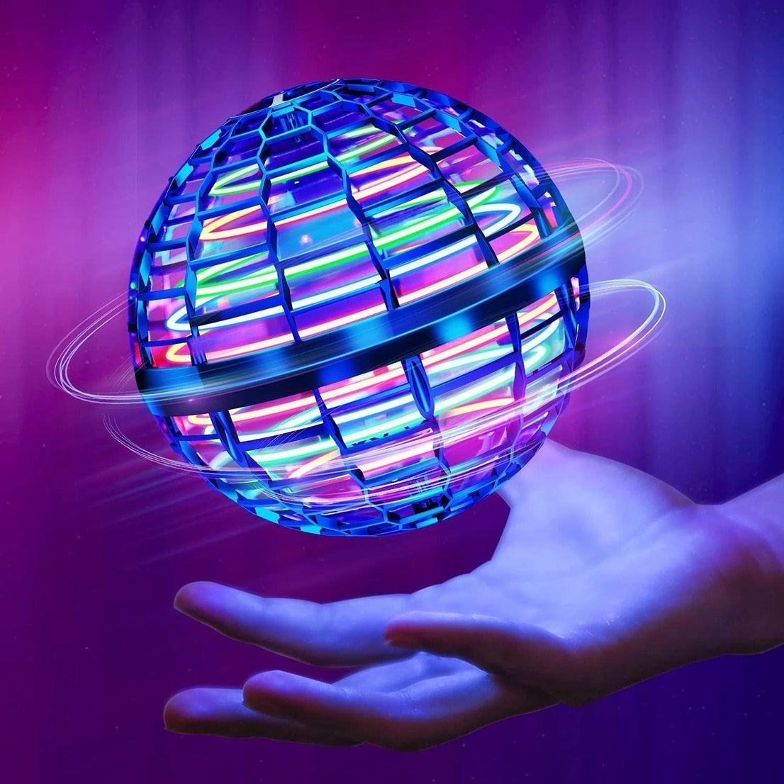 Flying Ball Toy USB Rechargeable & RGB LED