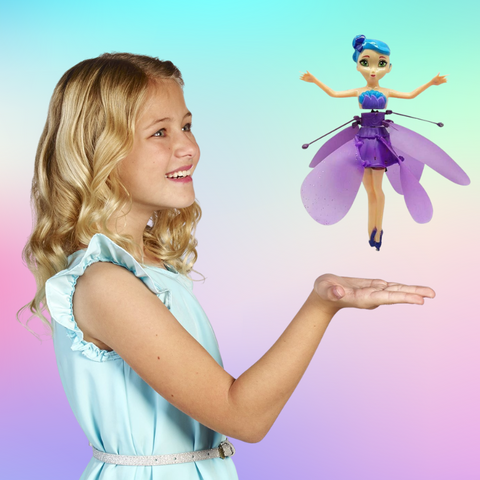 Flying Fairy Toy Hand-Controlled LED Lights USB Rechargeable
