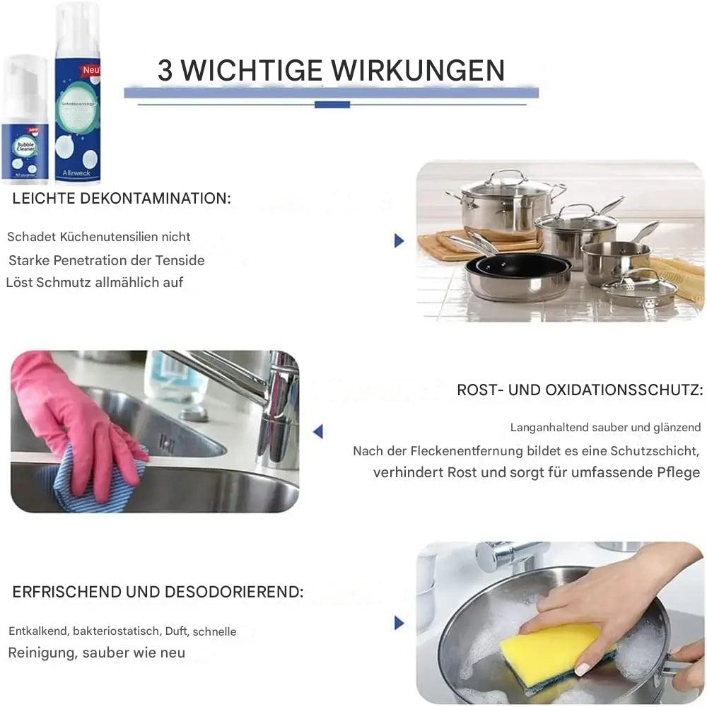 Foam Cleaner Adherent Foam No-Scrub & Residue-Free