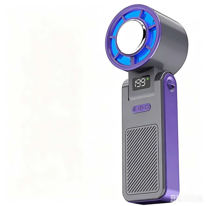 Foldable Fan 3-in-1 Semiconductor Cooling & LED