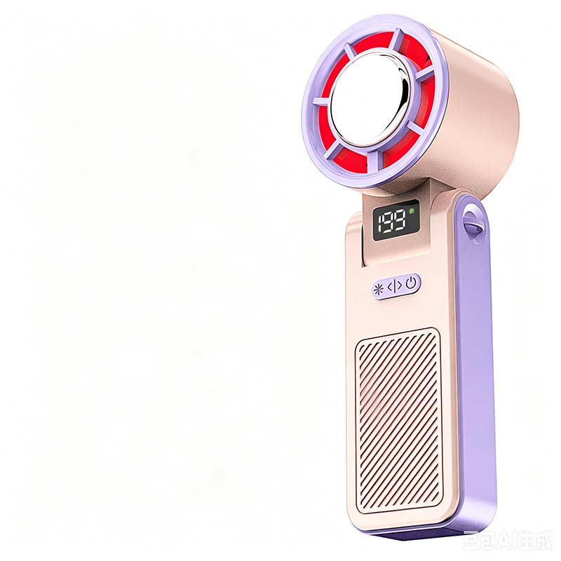 Foldable Fan 3-in-1 Semiconductor Cooling & LED