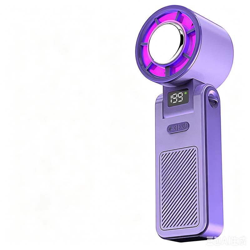 Foldable Fan 3-in-1 Semiconductor Cooling & LED