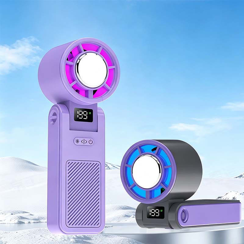 Foldable Fan 3-in-1 Semiconductor Cooling & LED