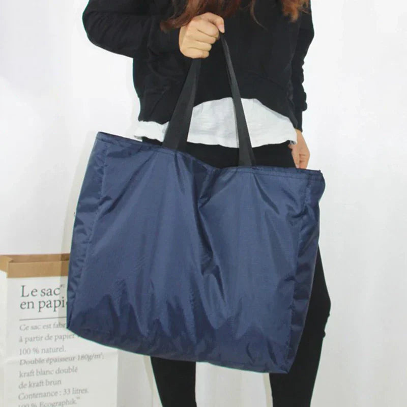 Foldable Travel Bag Water-Repellent Polyester Zipper Closure