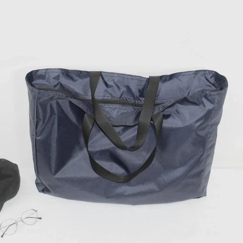 Foldable Travel Bag Water-Repellent Polyester Zipper Closure