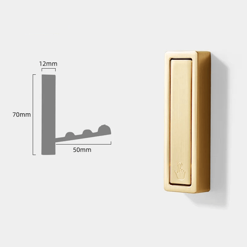 Foldable Wall Hook Space-Saving Solid Metal