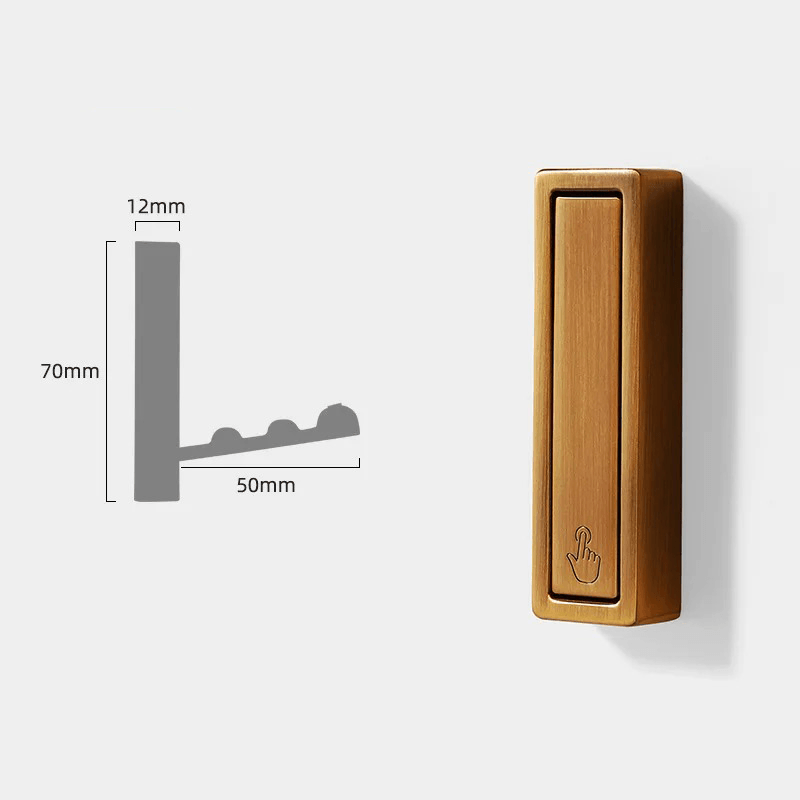 Foldable Wall Hook Space-Saving Solid Metal