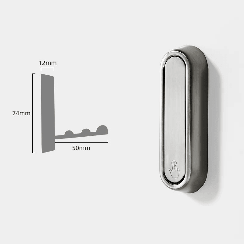 Foldable Wall Hook Space-Saving Solid Metal