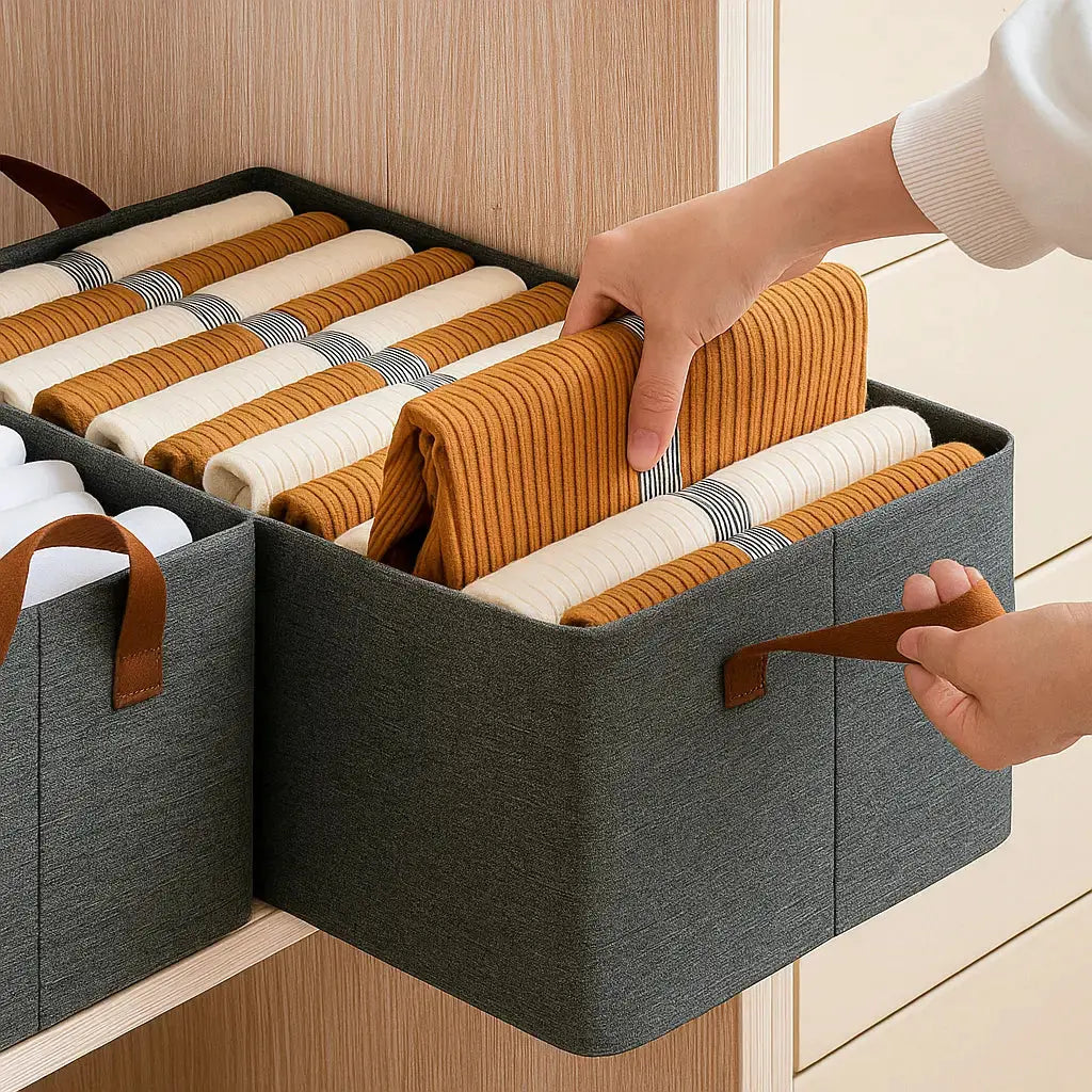 Foldable Wardrobe Reinforced Steel Frame Breathable & Moisture-Resistant Cover