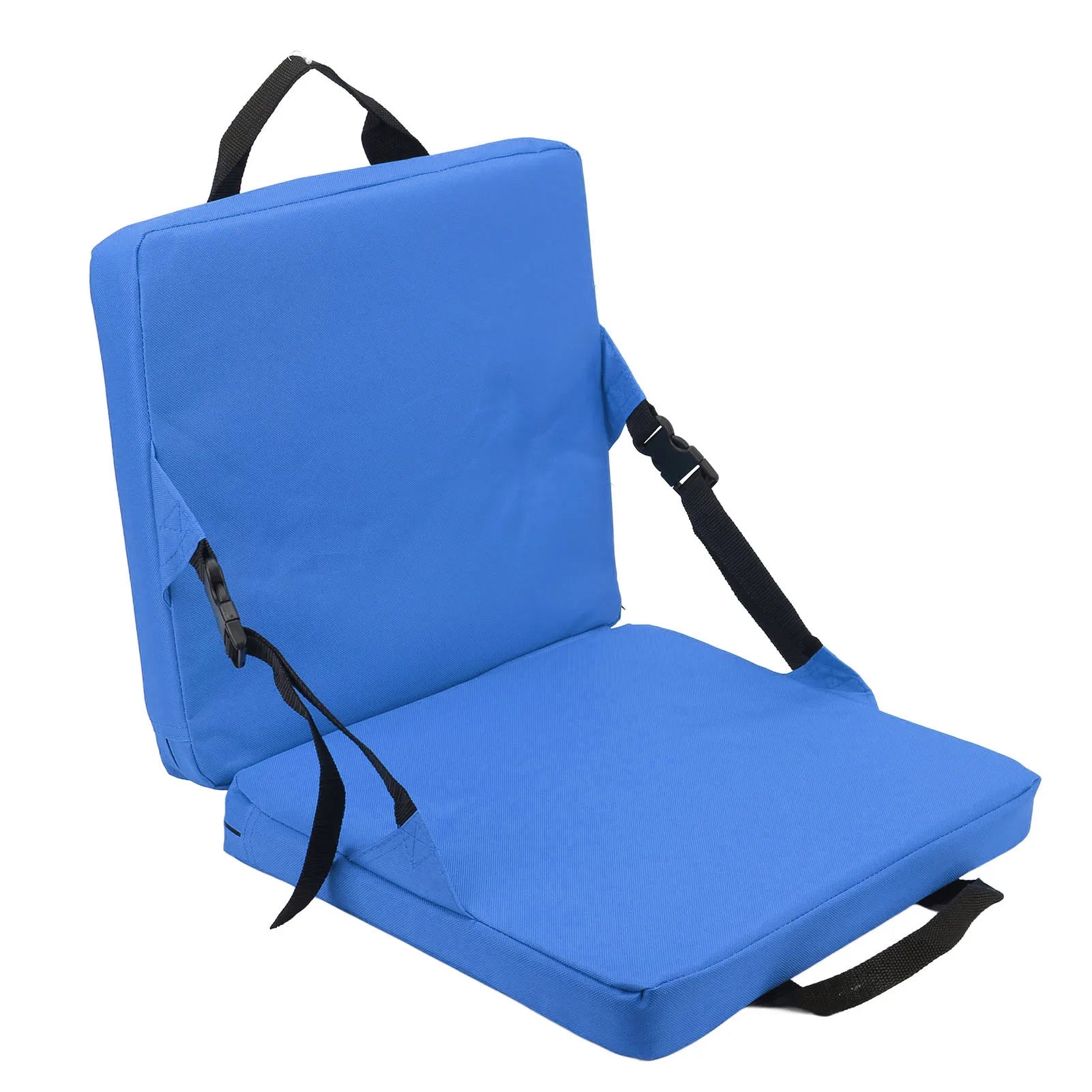Folding Camping Chair Padded Backrest & Side Pocket
