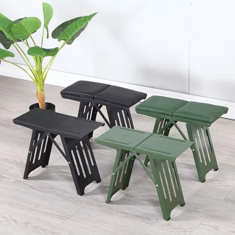 Folding Stool Ultra-Light Aluminum Frame & Weather-Resistant Fabric