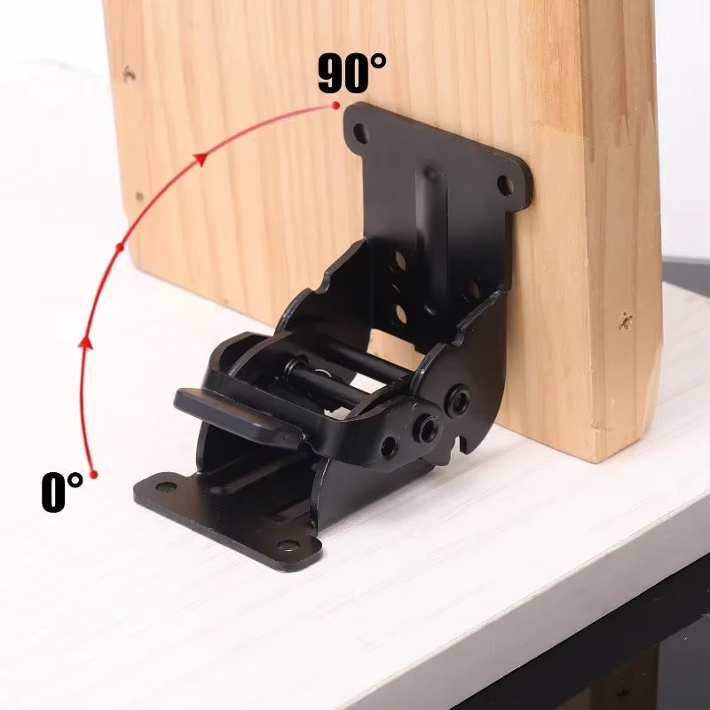 Folding Table Bracket Self-Locking Steel 496 lb Capacity