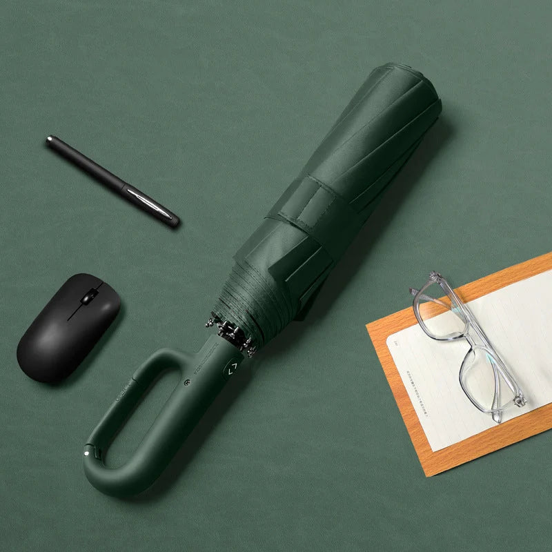 Folding Umbrella Windproof 10-Rib UV & Water-Repellent