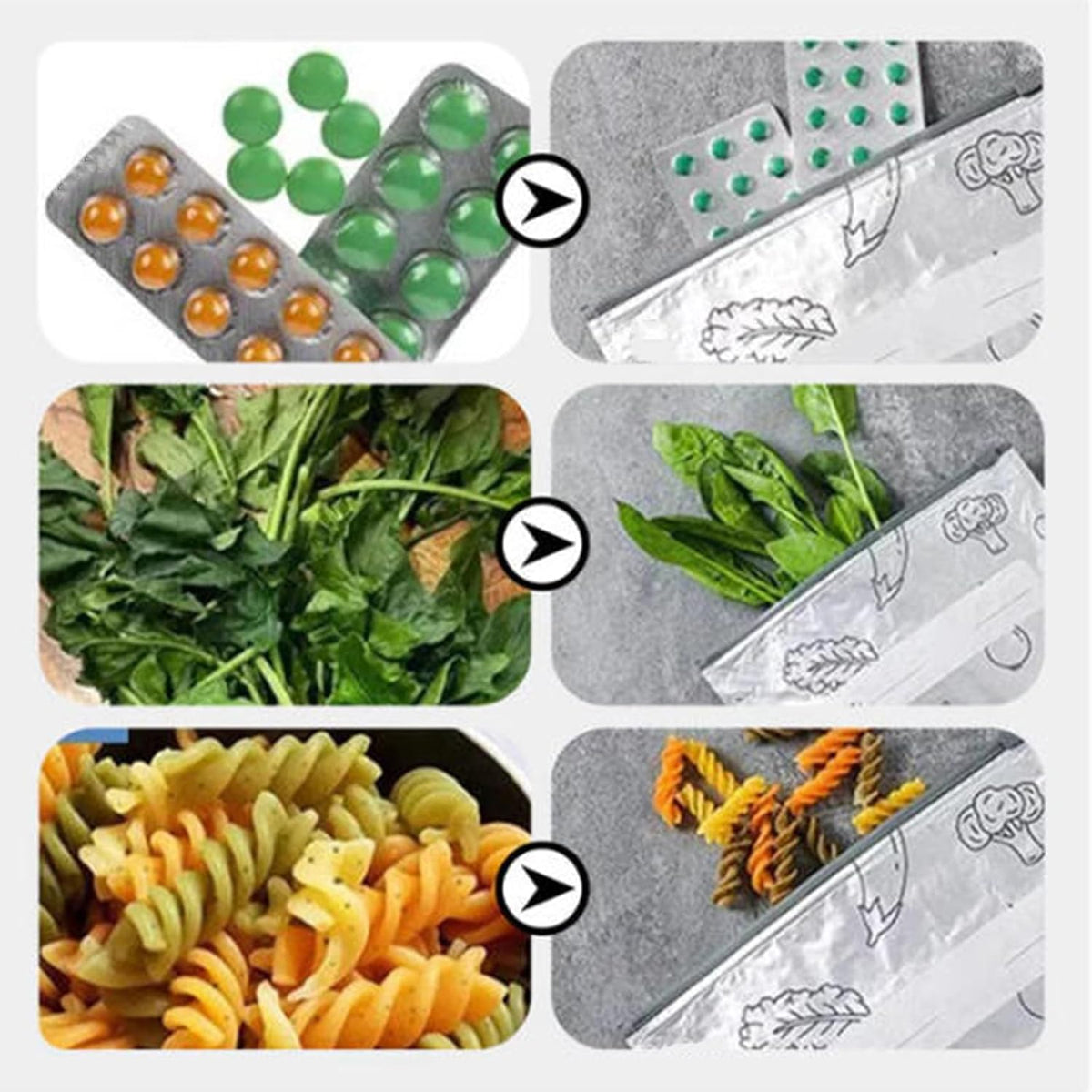 Food Storage Bags Reusable Airtight Aluminum Set of 20