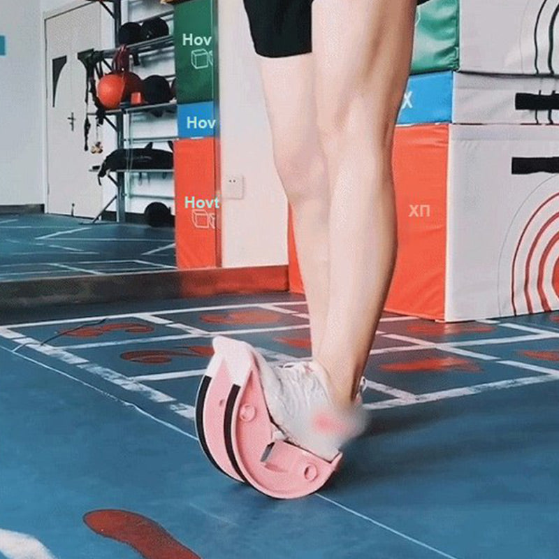 Foot & Calf Stretch Roller Curved Ergonomic Non-Slip Grip