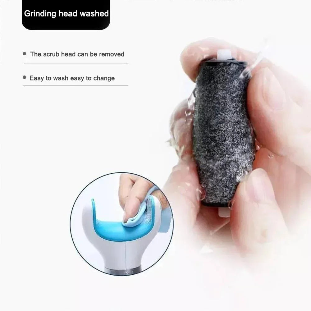 Foot Callus Remover Battery Operated Replaceable Heads