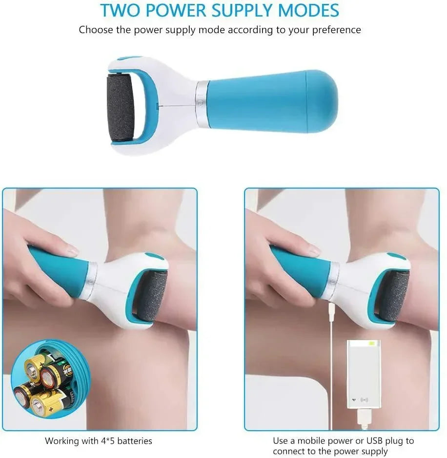 Foot Callus Remover Battery Operated Replaceable Heads