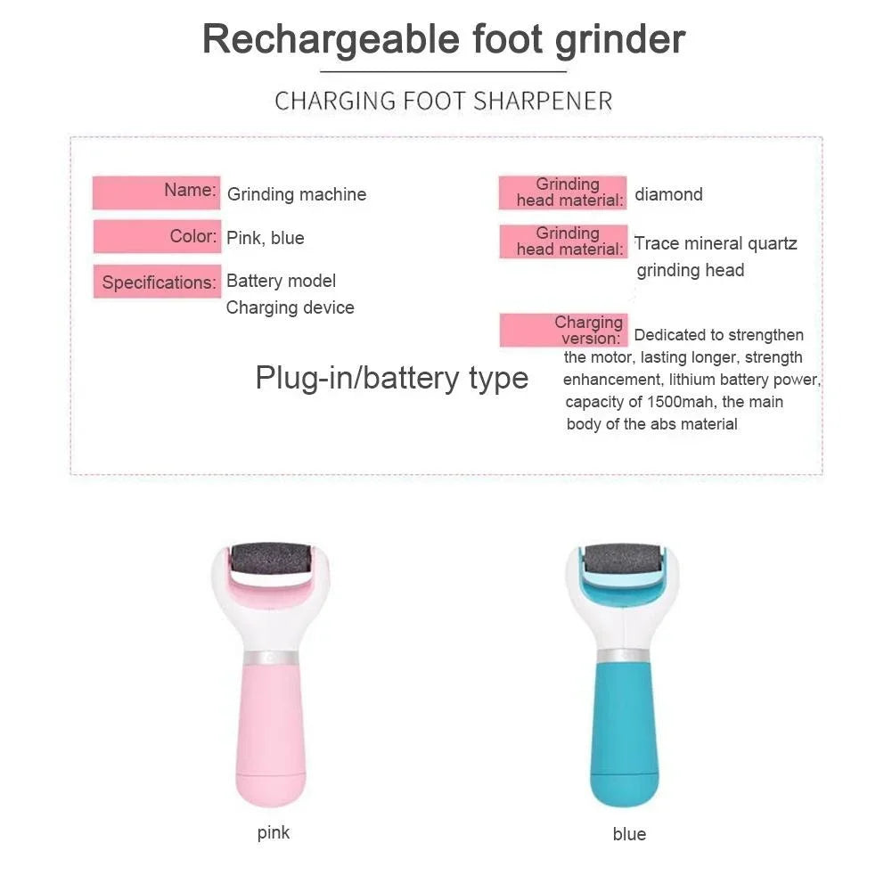 Foot Callus Remover Battery Operated Replaceable Heads