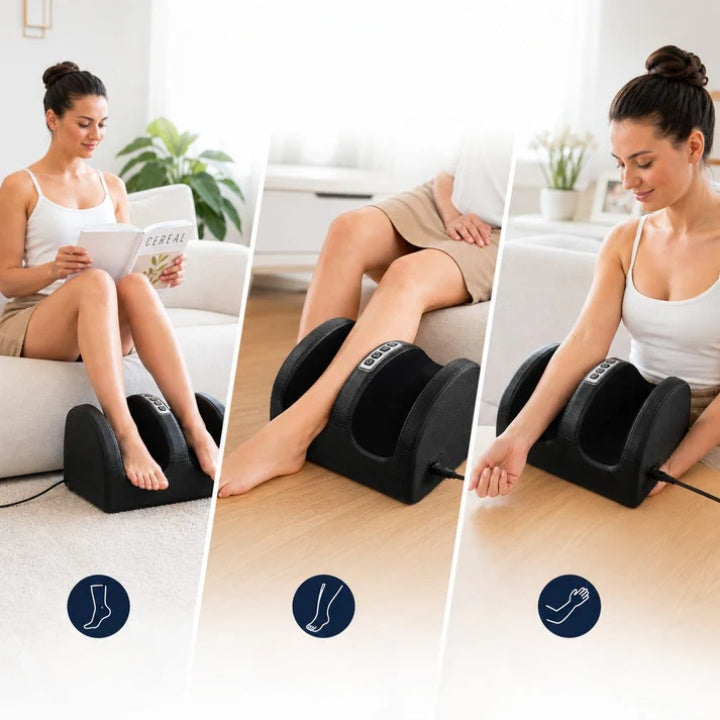 Foot Massager Dual Direction Heat 3 Speed Settings