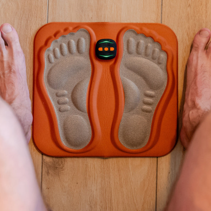 Foot Stimulator NMES Therapy Copper-Fiber Cushion Remote & USB-C