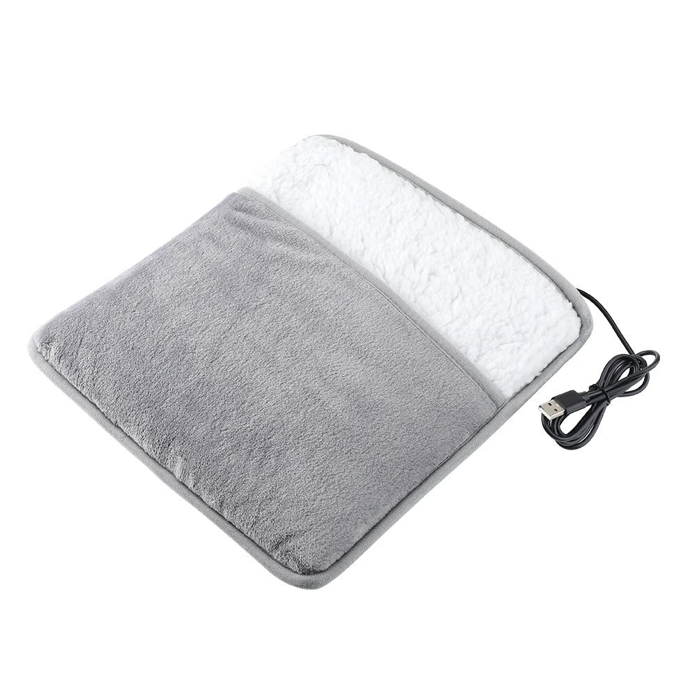 Foot Warmer USB-Powered Soft Flannel 104°F