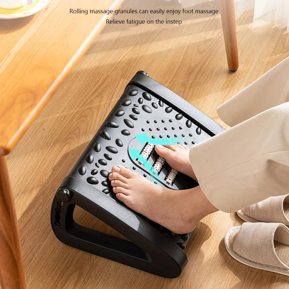Footrest Ergonomic Rolling Massage Nodes