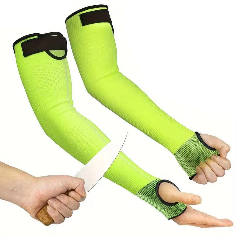 Forearm Guards Cut-Resistant 40 cm Velcro & Thumb Hole